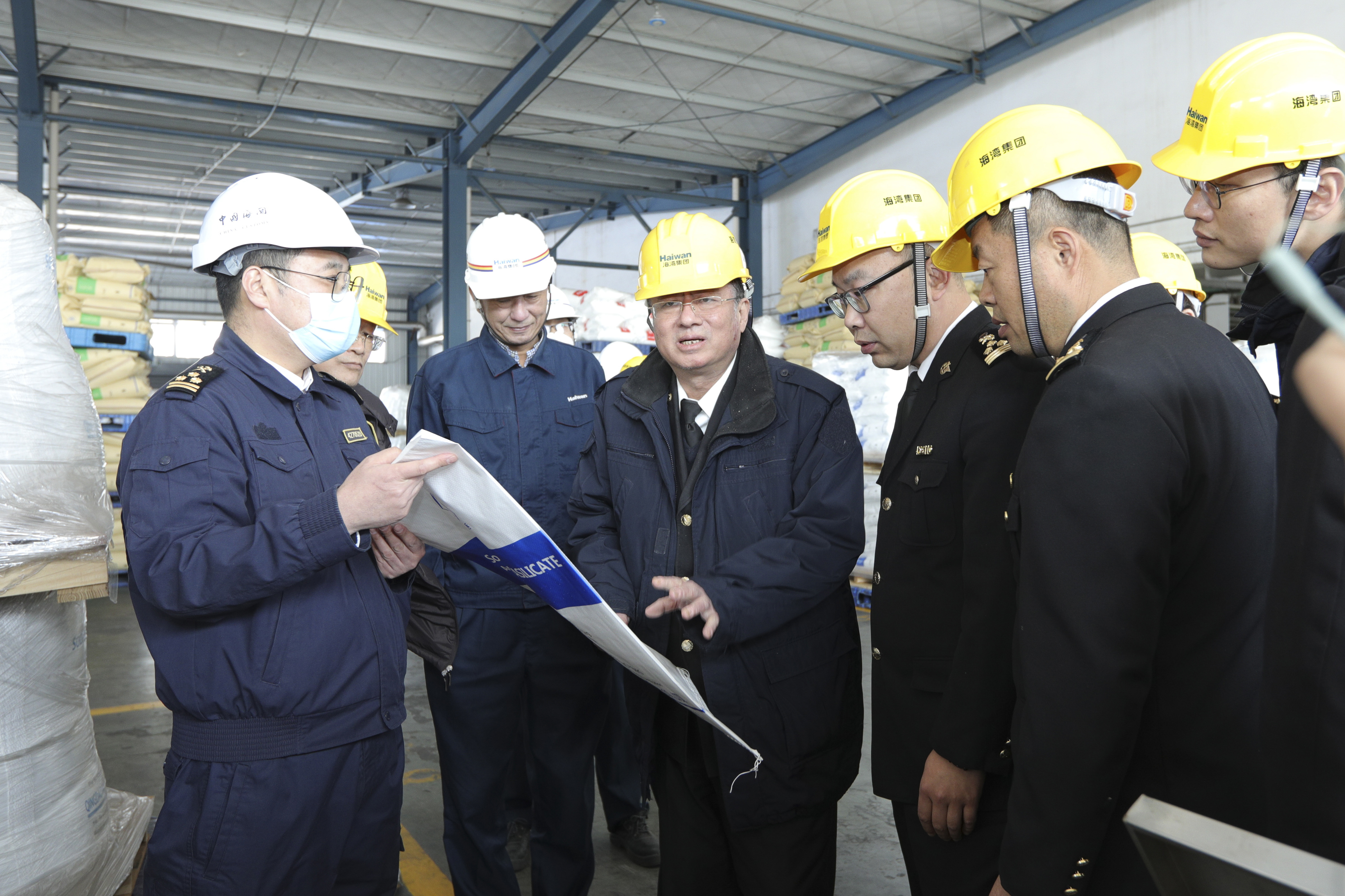 海關(guan)總署到海灣(wan)化學調研